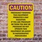 Signmission Radiation & Laser Sign, 10 in H x 7 in W, Plastic, Rectangle OS-2PACK-CR-P-710-V-10249 - alternate 4